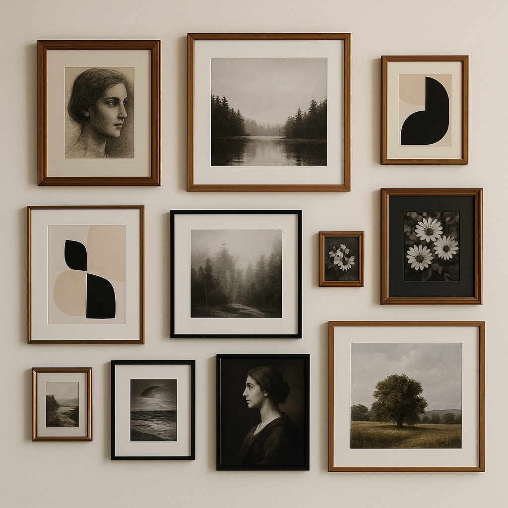 Guía práctica para decorar paredes: cuadros, espejos y estanterías