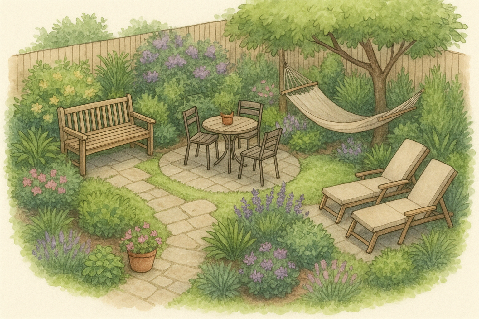 Guía para Diseñar un Jardín Pequeño y Acogedor.