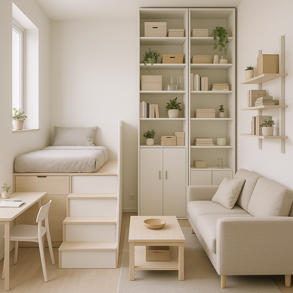 Almacenamiento Smart: Muebles Multiusos para tu hogar.