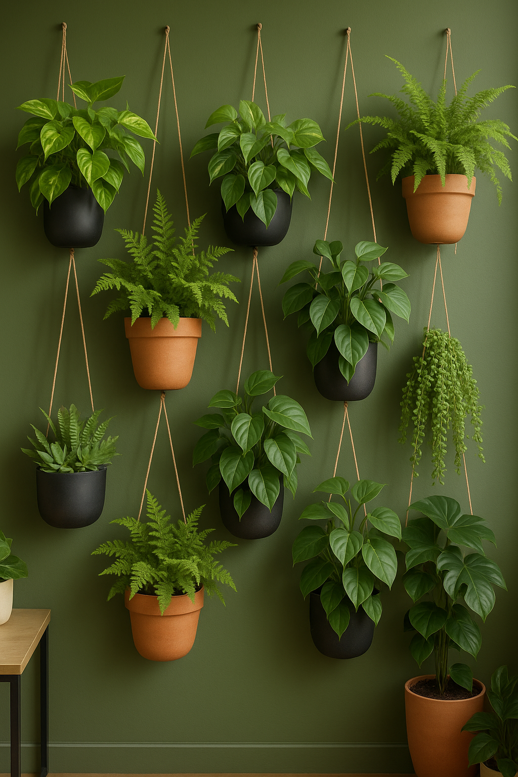 Ideas para crear jardines verticales en casa.